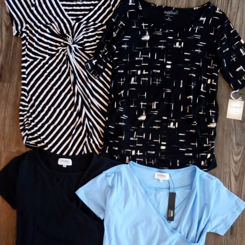 New Women's lot of sz.Medium Maternity shirts/tops
